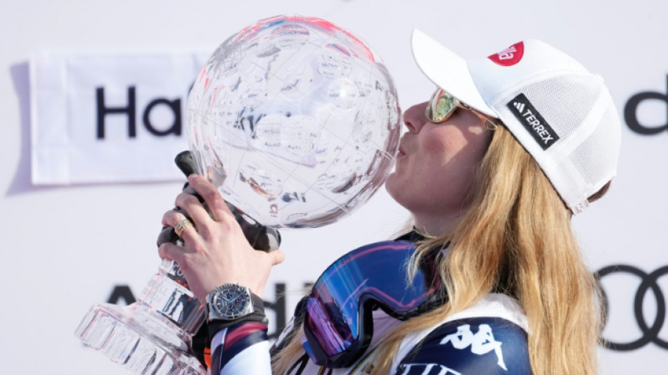 Ski: avec un sixi&egrave;me gros globe, Mikaela Shiffrin continue d'&eacute;crire sa l&eacute;gende