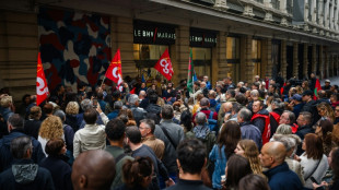 Environ 150 grévistes rassemblés devant le BHV pour dénoncer l'arrivée de Shein