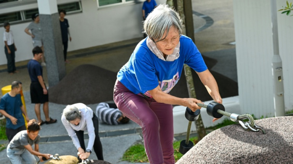 Let's get physical: Singapore's seniors turn to parkour