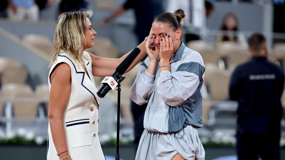 Roland Garros: l'ucraina Kostyuk 'vittoria che condivido con il mio popolo'