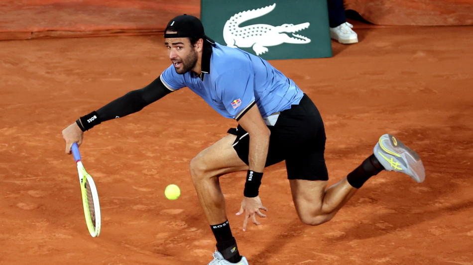 Roland Garros: Berrettini batte il francese Rinderknech e approda al terzo turno