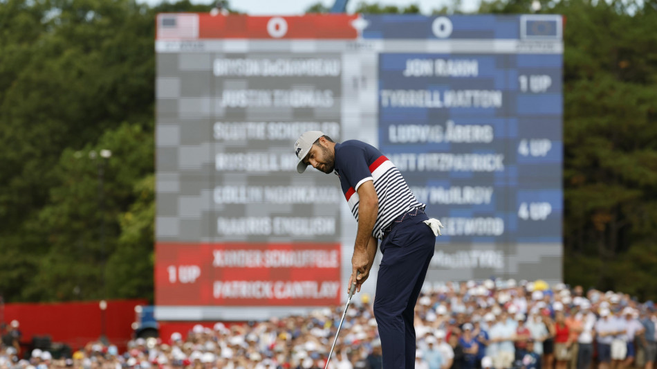 Ryder Cup: l'Europa conduce 3-1 dopo i match della mattina