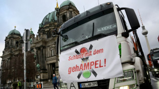 Lastwagenfahrer protestieren gegen Regierung - Verkehrschaos bleibt zun&auml;chst aus