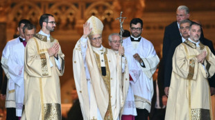 El papa toma posesión de su cátedra de obispo de Roma en la basílica de San Juan de Letrán