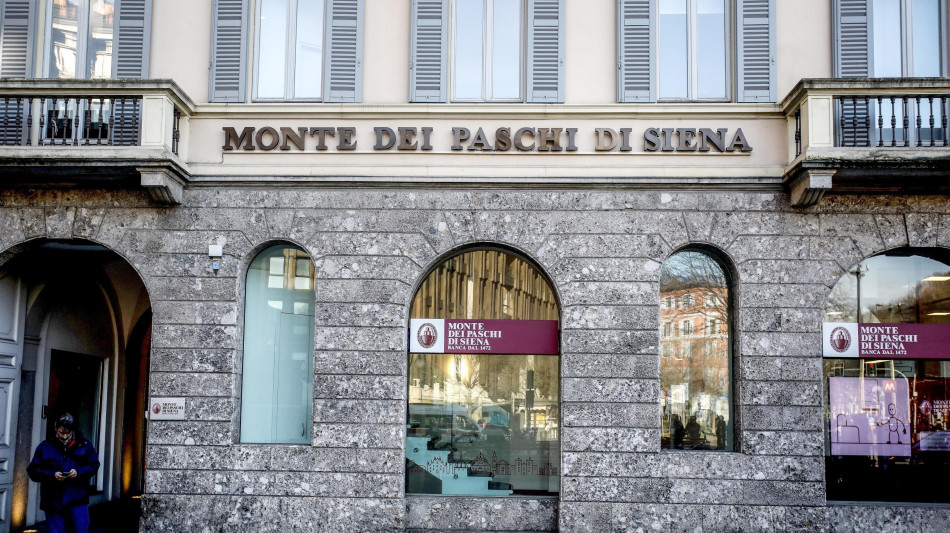 Mps corre in Borsa dopo la Bce (+7%), bene anche Mediobanca