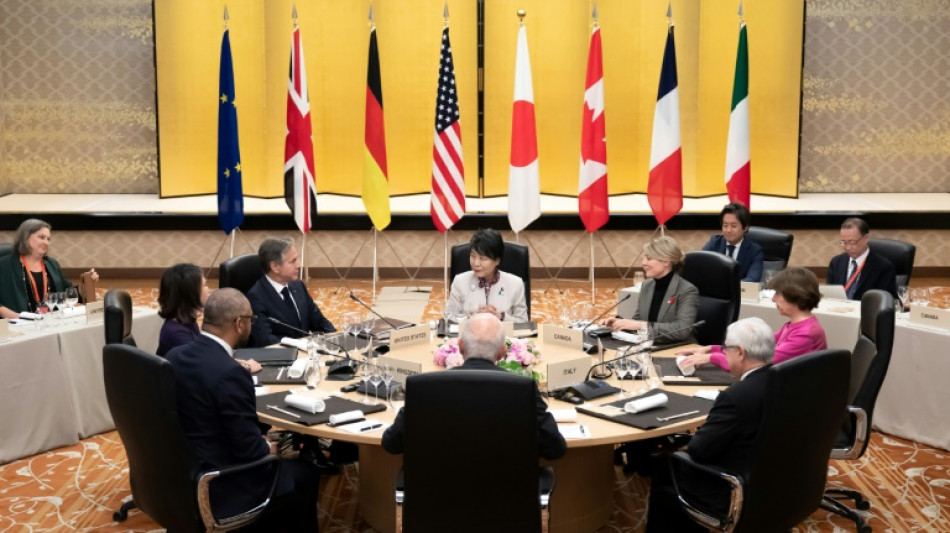 G7 seeks common line on Gaza, signal to Russia