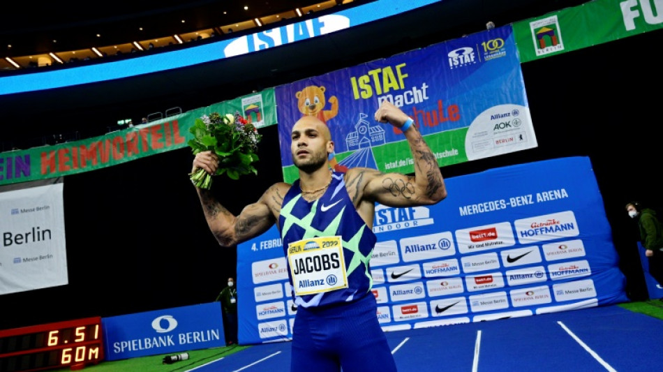 Athl&eacute;tisme: Jacobs gagne un 60 m pour sa rentr&eacute;e, Duplantis fr&ocirc;le le record du monde
