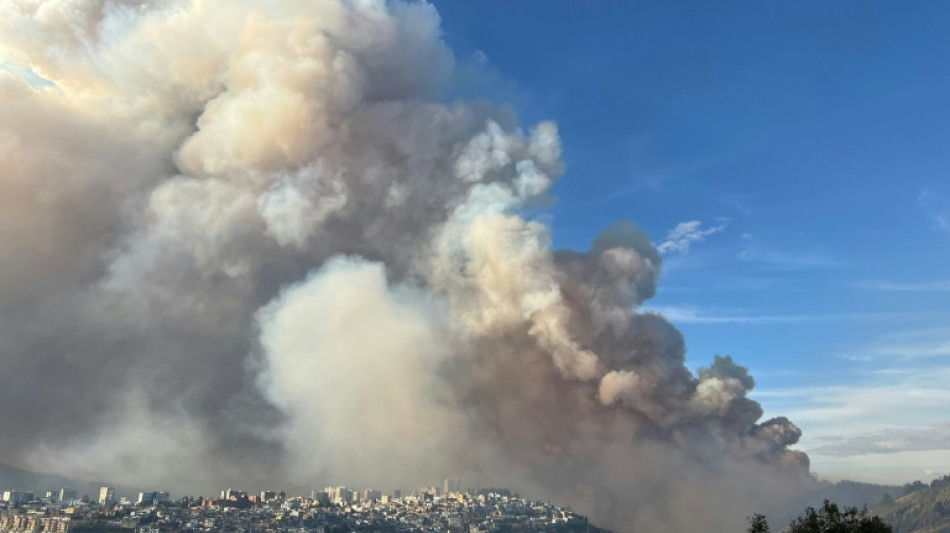 Equateur: Situation "critique" &agrave; Quito sous les fum&eacute;es de cinq incendies simultan&eacute;s
