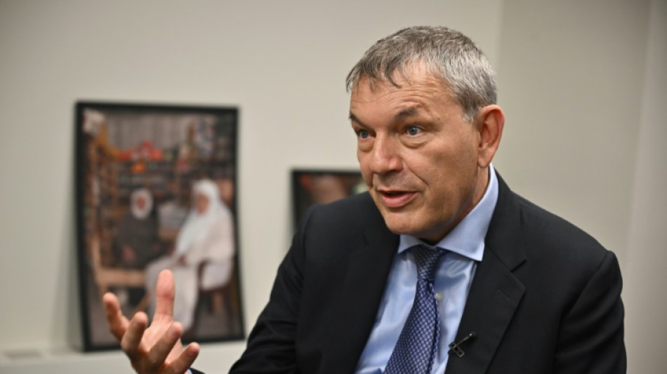 "Triple trag&eacute;die" pour l'Unrwa avec un nouveau front au Liban, dit son chef &agrave; l'AFP