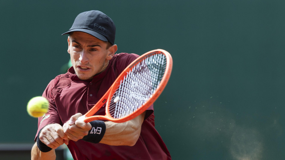 Tennis: Arnaldi subito fuori a Montecarlo