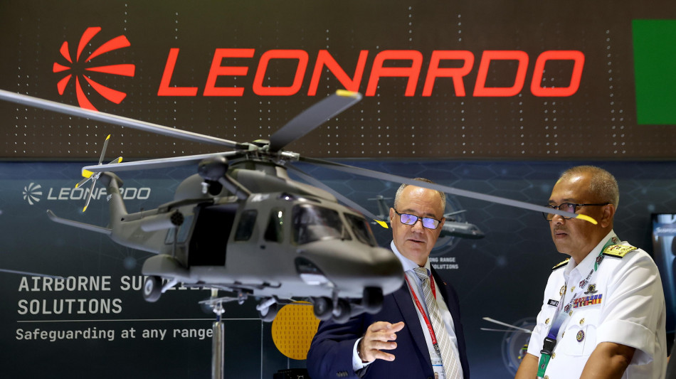 Leonardo e rivali gi&ugrave; in borsa, pesa stop di Berlino su Ucraina