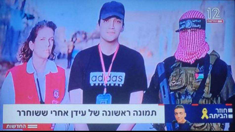 L'ex ostaggio Usa Idan Alexander &egrave; in Israele