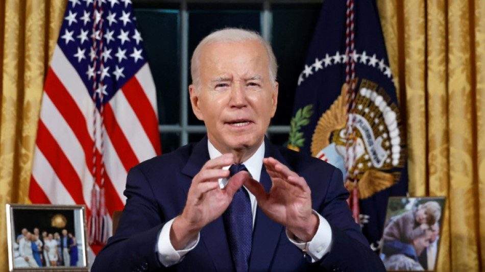 Biden makes case for US to unite against Hamas, Russia threats