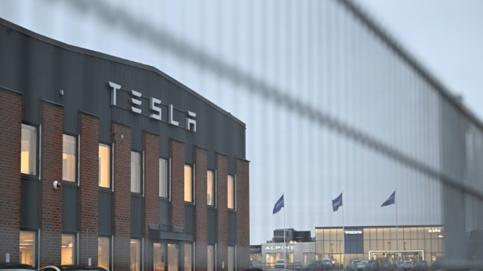 Post-Mitarbeiter in Schweden schlie&szlig;en sich Streik gegen Tesla an