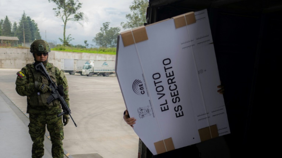 Ecuador votes in razor-tight presidential runoff
