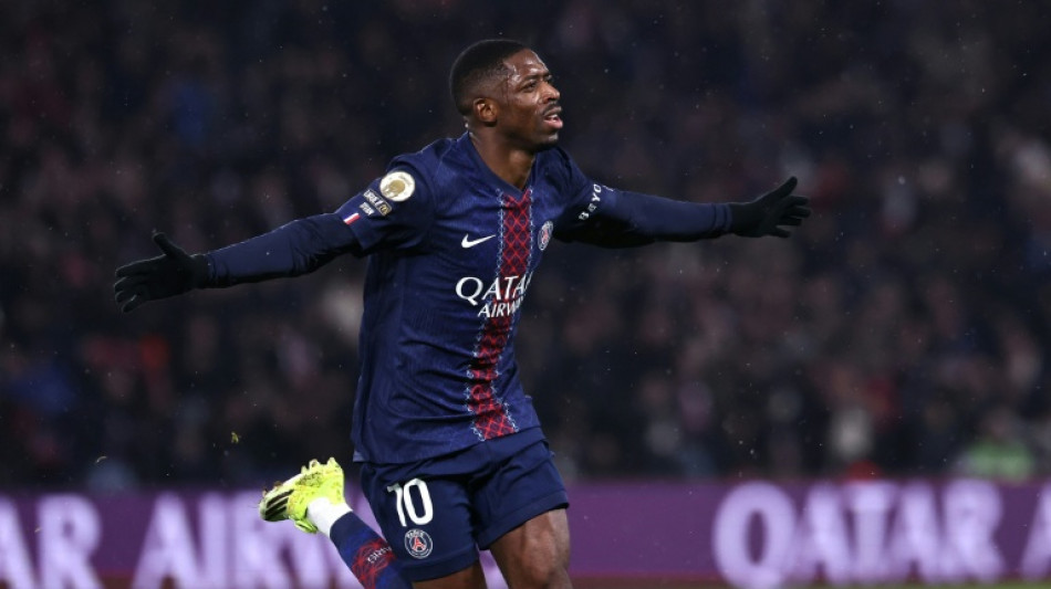 'Magical' Dembele brace fires Paris Saint-Germain top in France