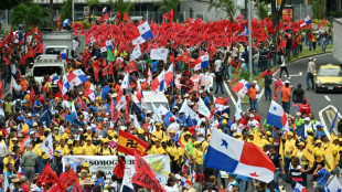 Protesta en Panamá contra la detención de sindicalistas 