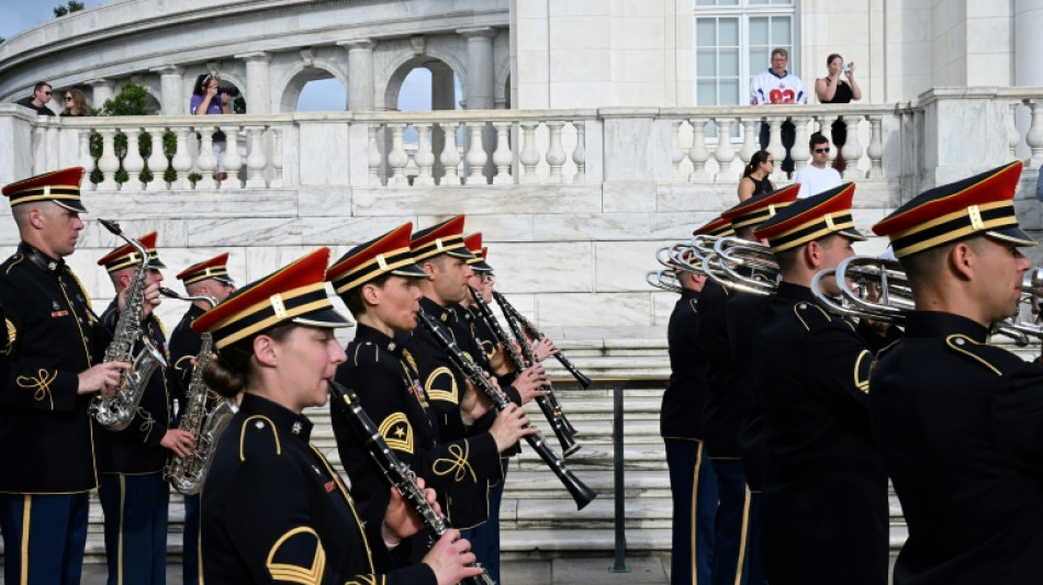US protesters hit streets before Trump's military parade