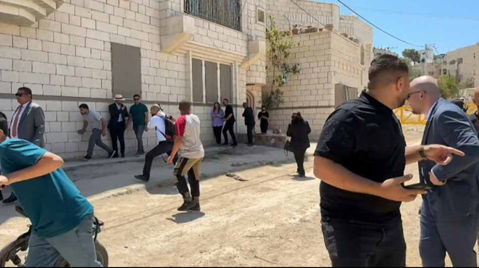 Outrage at Israeli shots as diplomats tour West Bank
