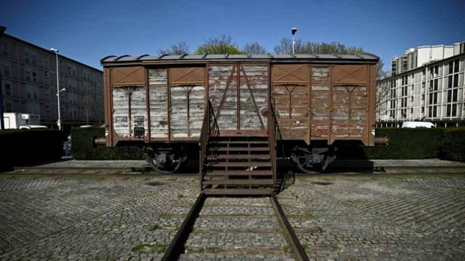 Swastikas tagged at former Nazi transit camp near Paris