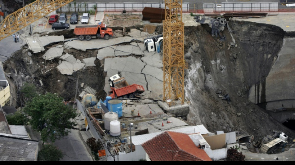 Brasil multa con casi 50 millones de d&oacute;lares a unas empresas por el derrumbe en el metro de Sao Paulo
