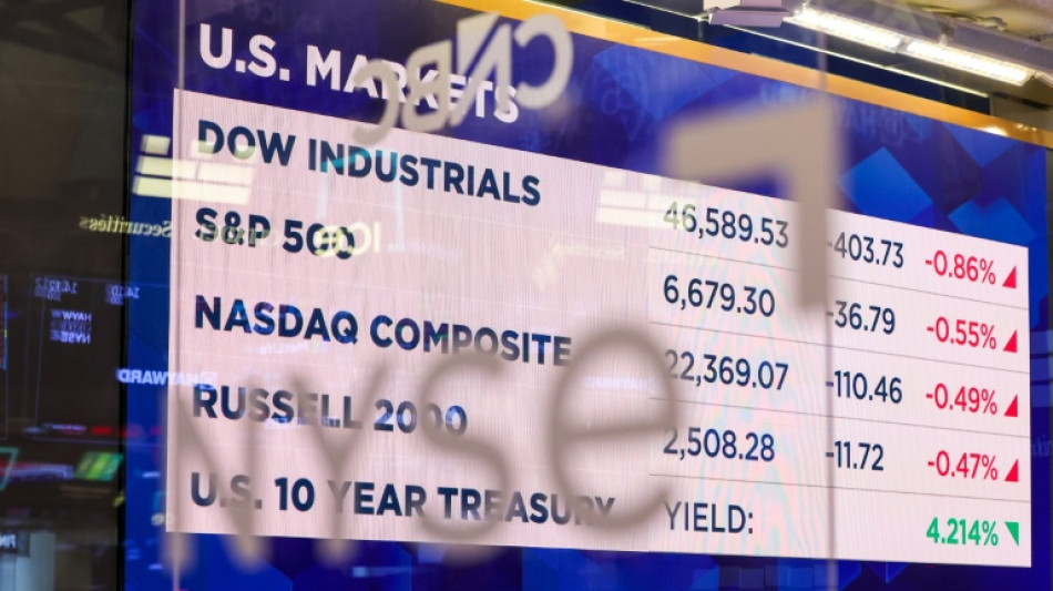 Wall Street termine dans le rouge, lest&eacute;e par le p&eacute;trole