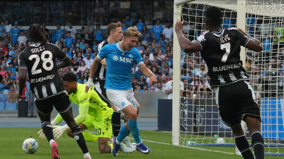 Serie A: Napoli-Udinese 1-0