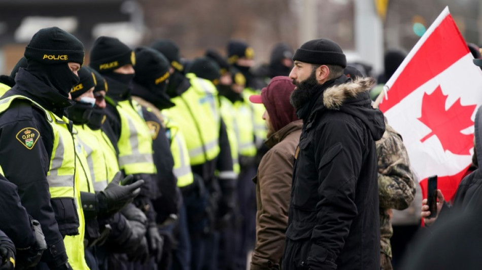 La protesta no mengua en Canad&aacute; pese al estado de emergencia
