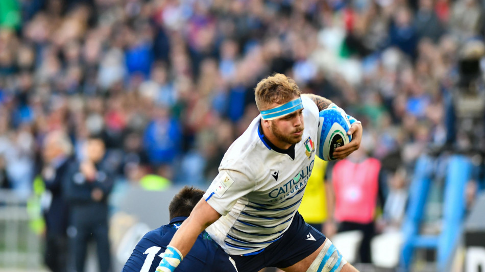 Rugby: l'azzurro Cannone squalificato per quattro settimane