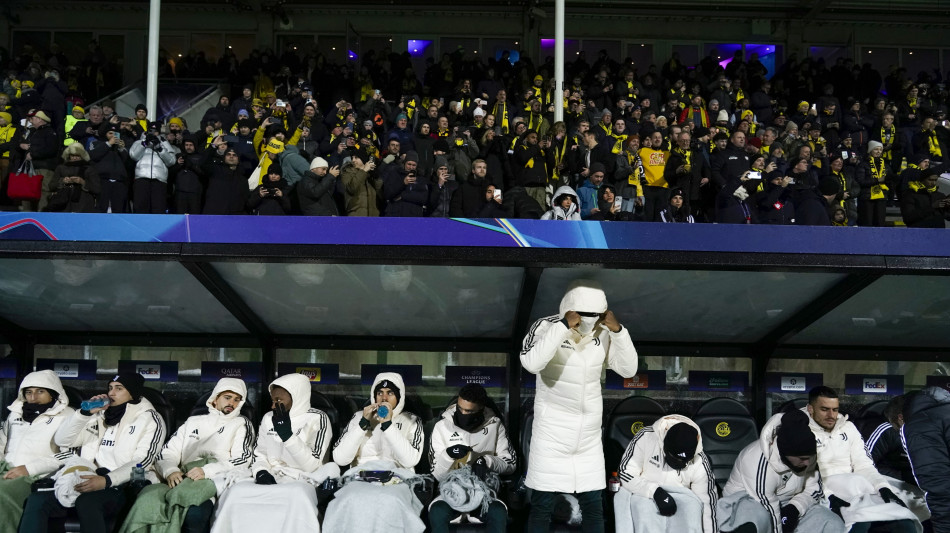 Champions: la Juve &egrave; ancora a Bodo, rientro a rischio per neve