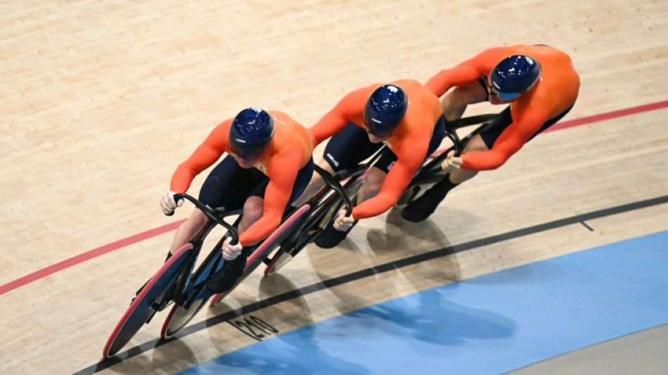 Cyclisme sur piste: des N&eacute;erlandais record sacr&eacute;s en vitesse par &eacute;quipes