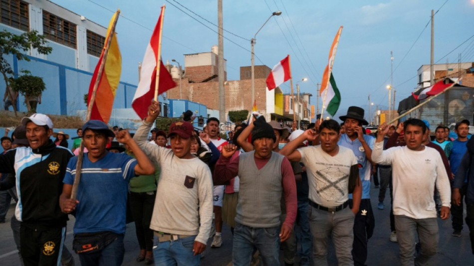 P&eacute;rou: "On est en chemin" pour Lima et "pr&ecirc;ts &agrave; donner notre vie" 