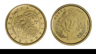 Poligrafico, una moneta da 0,75 euro celebra la margherita