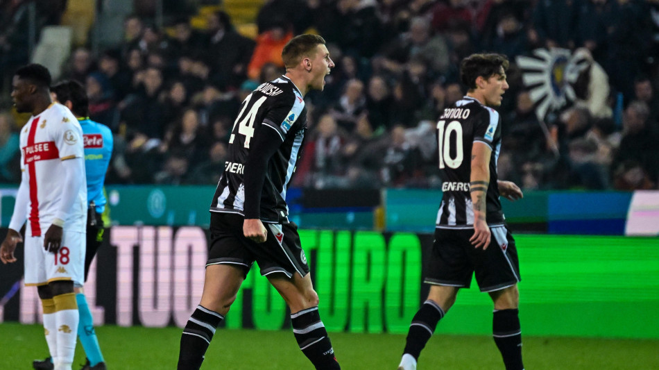 Colpo Genoa a Udine, Norton Cuffy firma il 2-1