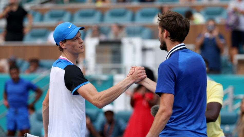 Masters 1000 de Miami: Sinner &eacute;crase Medvedev 6-1, 6-2 et fonce en finale