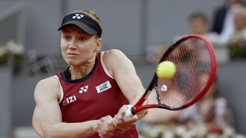Internazionali: Rybakina agli ottavi, Eala eliminata in due set