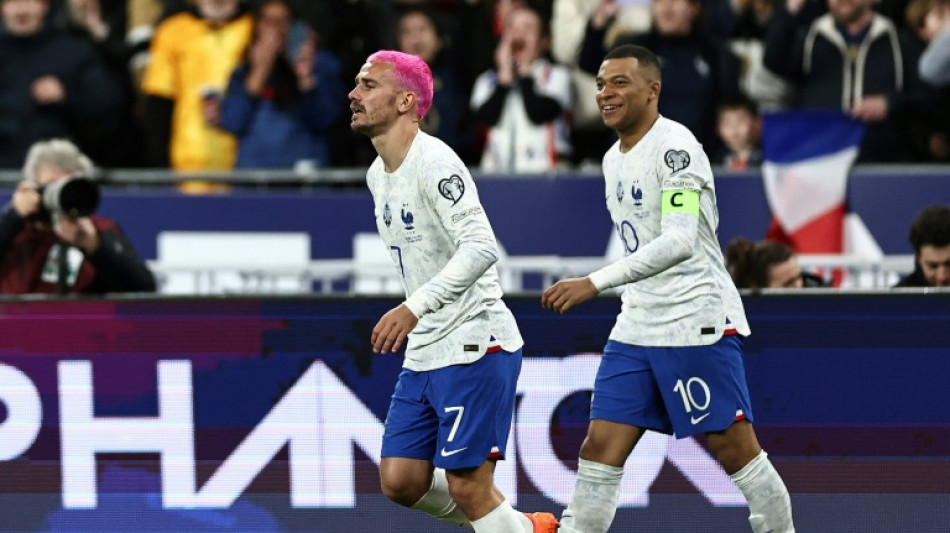 Bleus: Mbapp&eacute; d&eacute;passe Benzema, fin de disette pour Griezmann