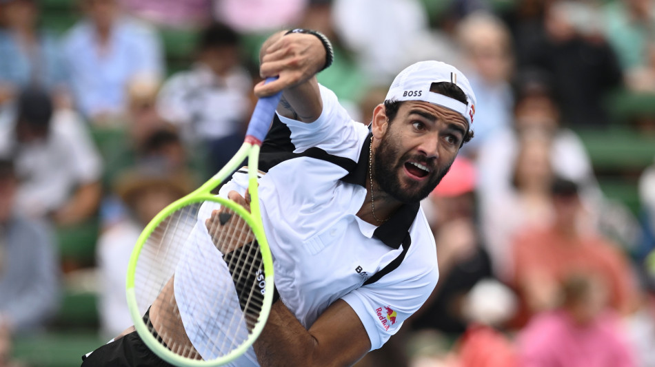 Tennis: Indian Wells; Berrettini si ferma contro Zverev