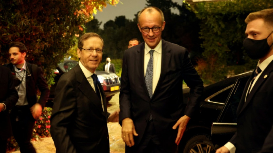 A J&eacute;rusalem, Merz r&eacute;affirme le soutien de l'Allemagne &agrave; Isra&euml;l avant une rencontre avec Netanyahu 