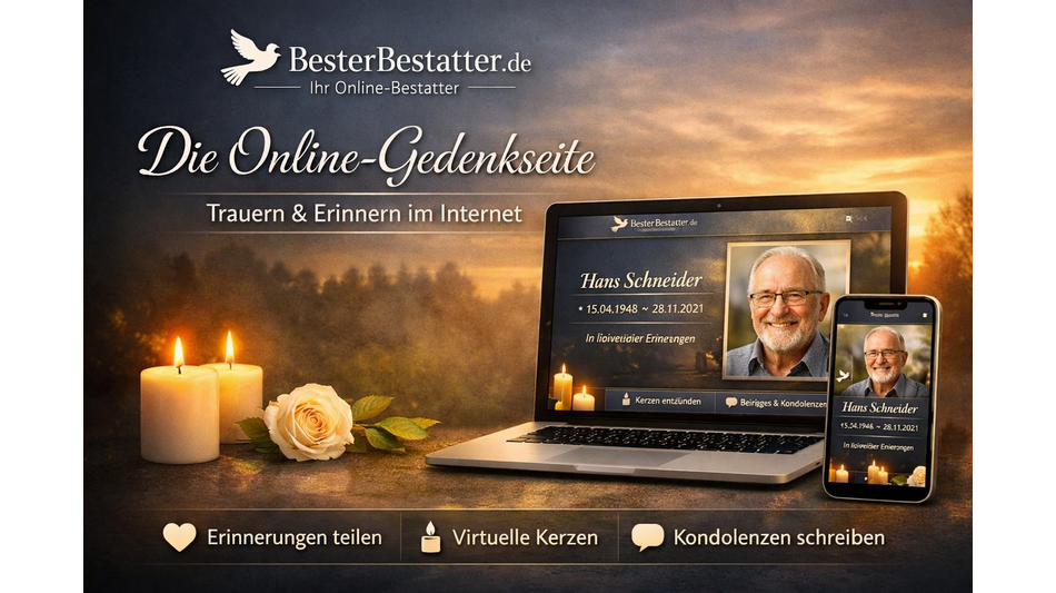 BesterBestatter.de startet neue Online-Gedenkseiten
